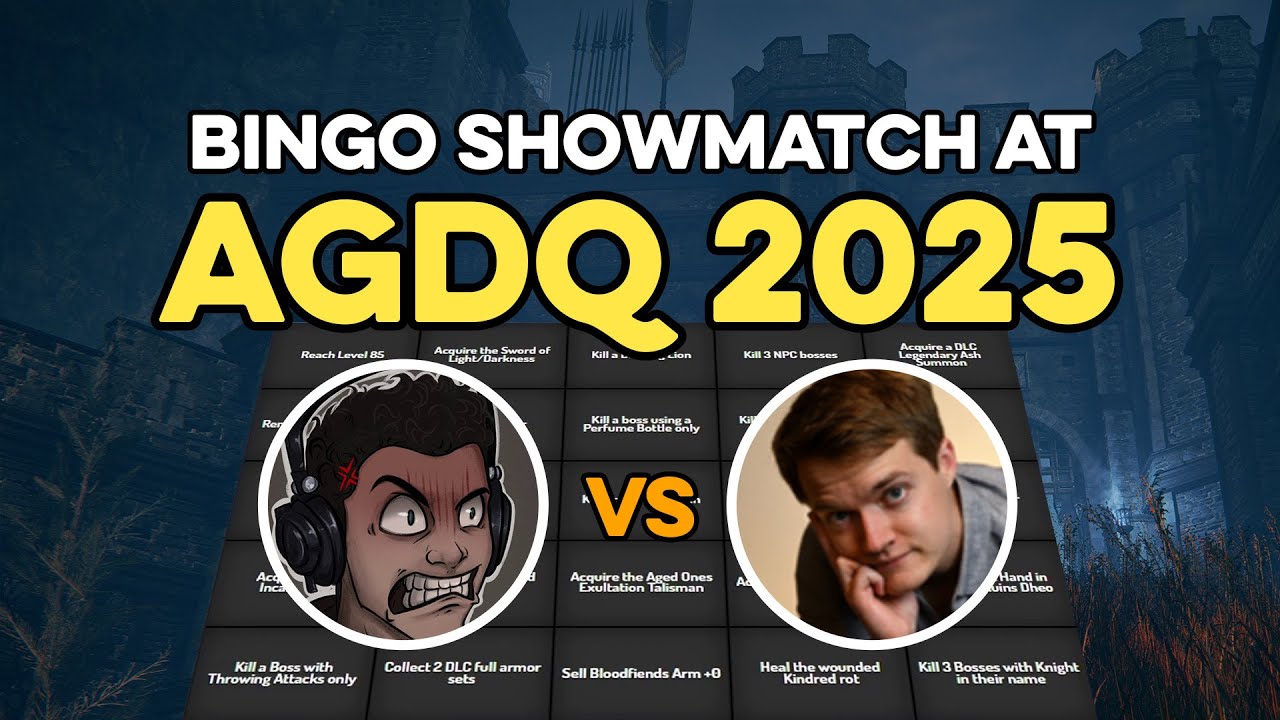 AGDQ 2025's Most Anticipated Elden Ring Bingo Showdown!