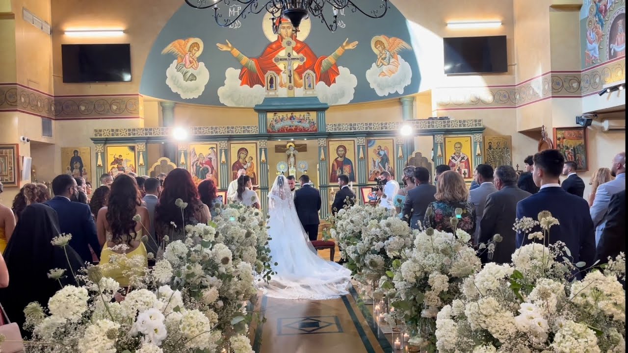 Orthodox wedding ceremony in Lebanon🇱🇧/orthodox church/Lebanese wedding
