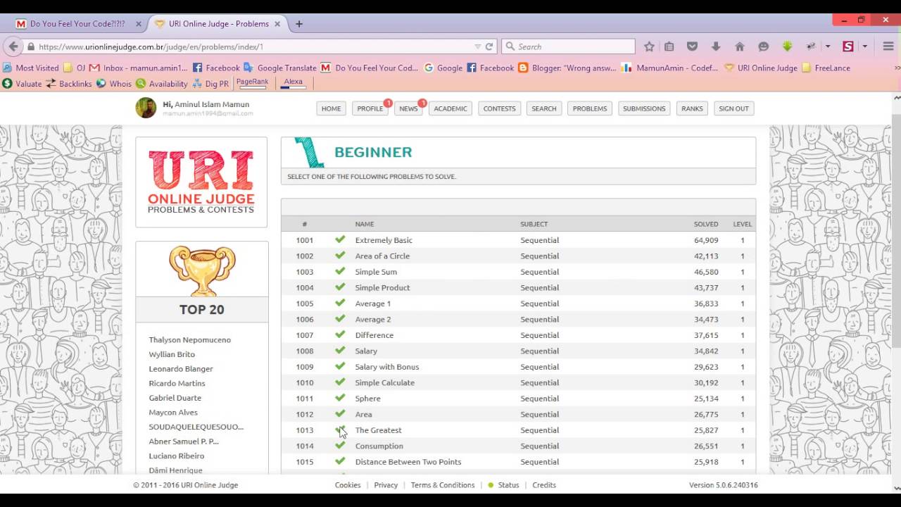 URI Online Judge Solution 1001   &ldquo;Extremely Basic&rdquo; In BANGLA With brief summary about URI