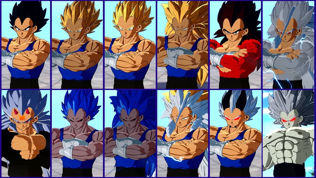 Vegeta AF All Forms  - Dragon Ball Sparking Zero