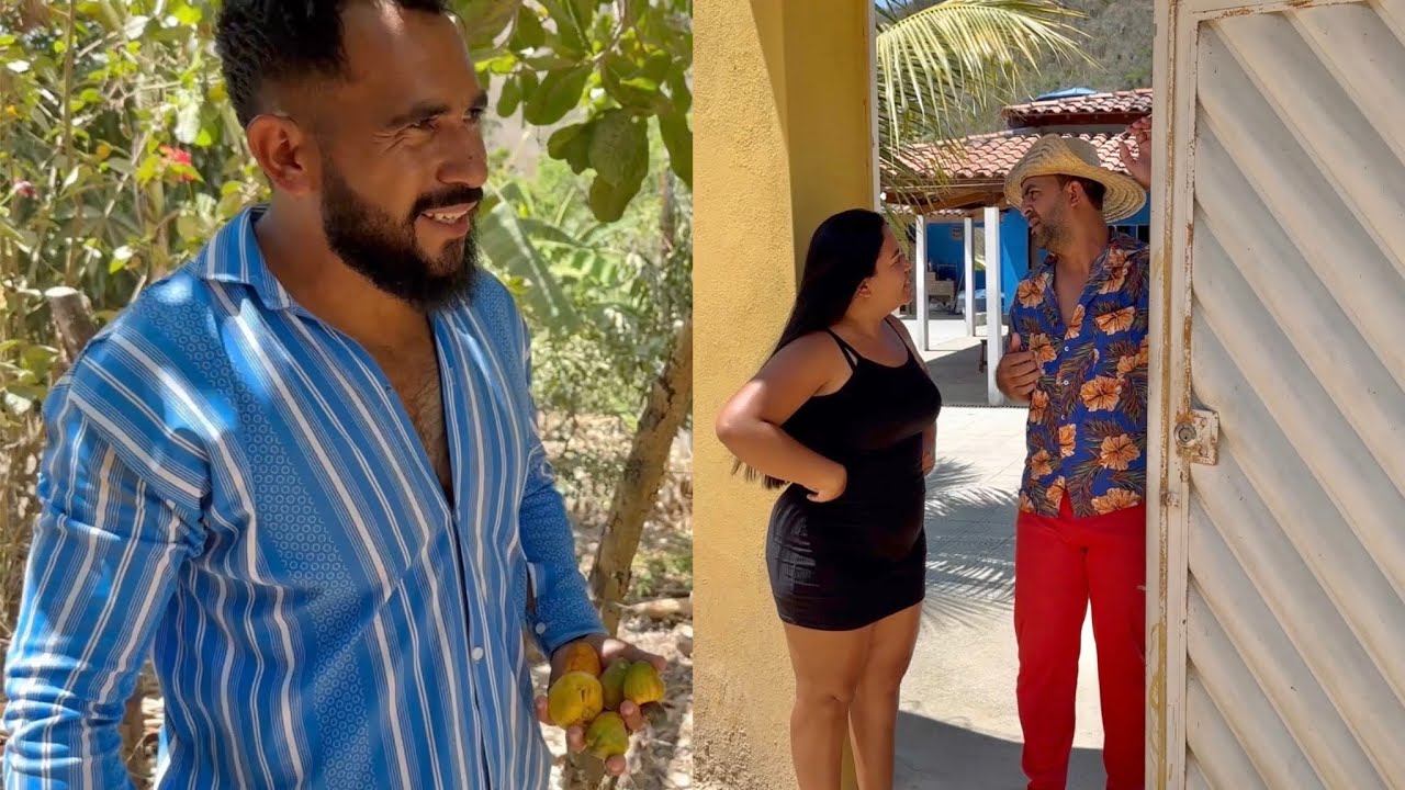 Seu Chico fica curiando a conversa Maribel com Seu Biu