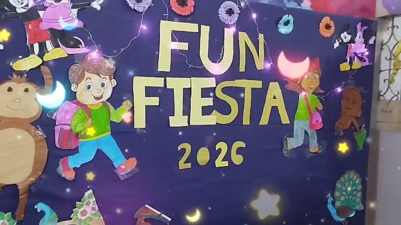 FUN FIESTA 2026 🥳 How to decorate Background Theme easily? #shorts #decor #fyppppppppppppppppppppppp