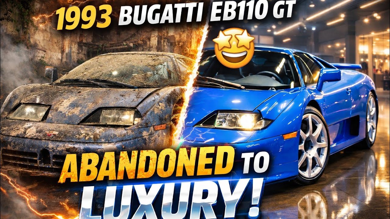 ASMR Car restoration | 1993 Bugatti EB110 GT Full Restoration from Rust to Showroom Luxury