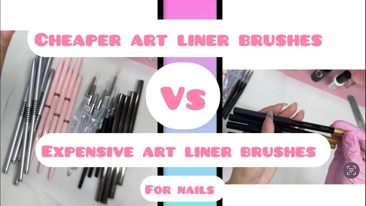 Nail Art Liner Brushes| How to Get Your Liner Brush to do. #frenchnailart