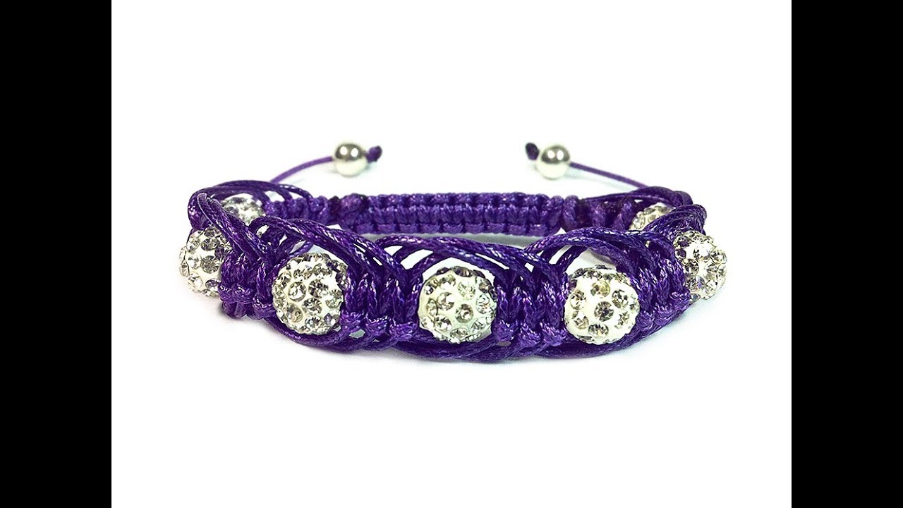 DIY: Shambala macrame bracelet 