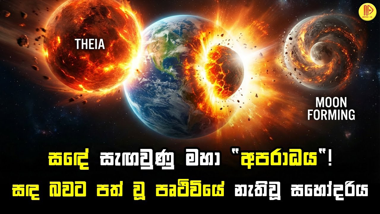 සඳේ සැඟවුණු මහා අපරාධය! සඳ බවට පත් වූ පෘථිවියේ නැතිවූ සහෝදරිය | Theia The Earth that became our moon