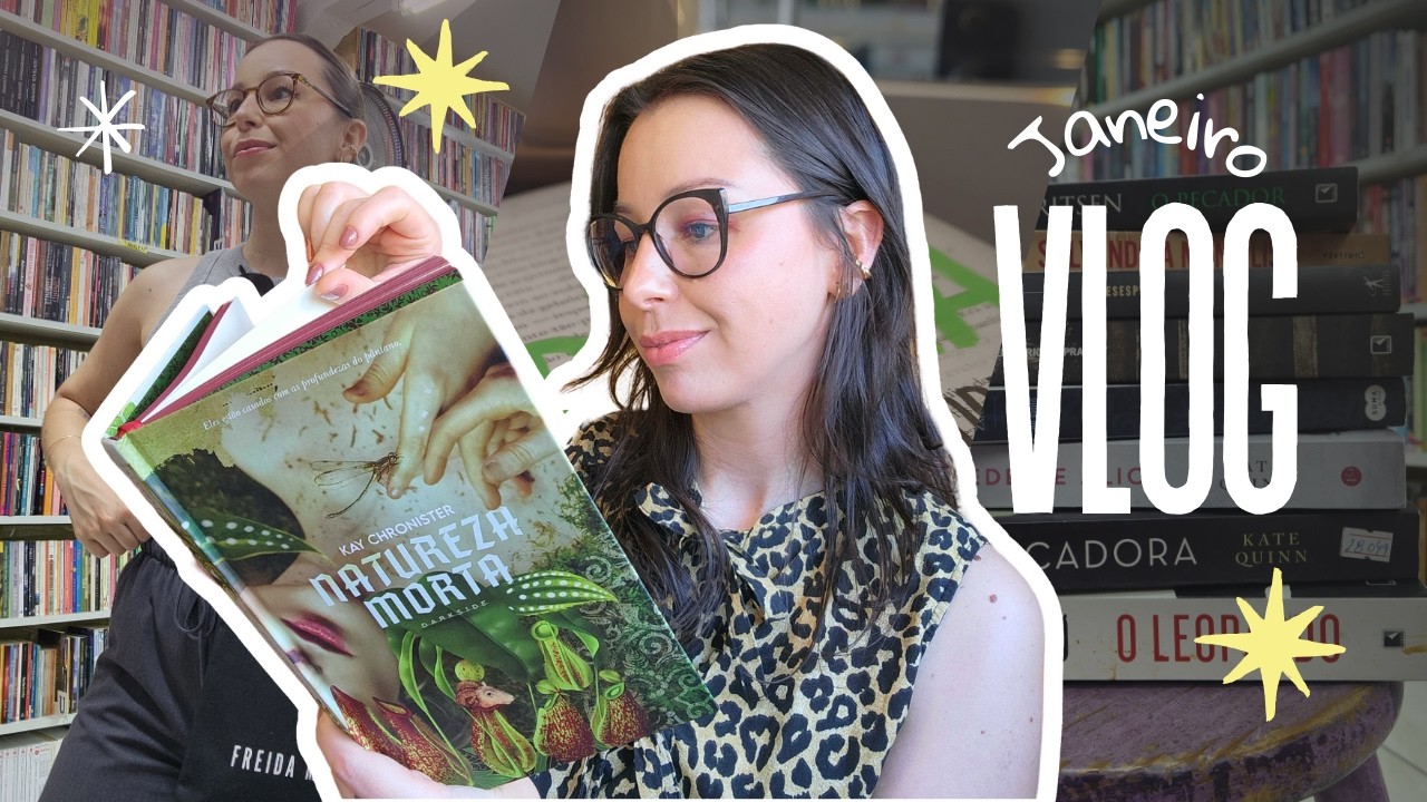 [VLOGÃO de LEITURA] primeiras leituras do ano, recebido e anúncio de Parcerias✨📚