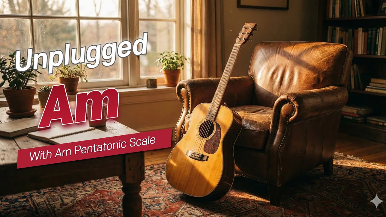 Emotional Unplugged Guitar Backing Track in A Minor