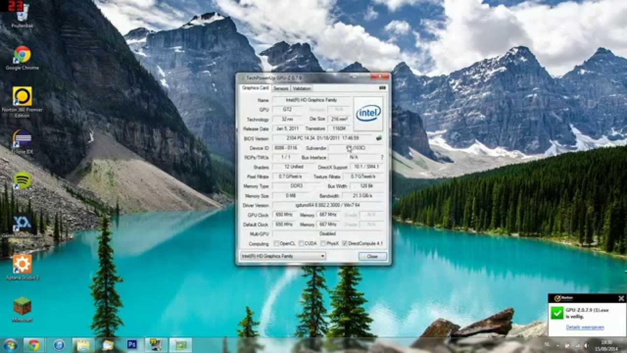 Check GPU Temperature - Windows 7 (EN|NL)