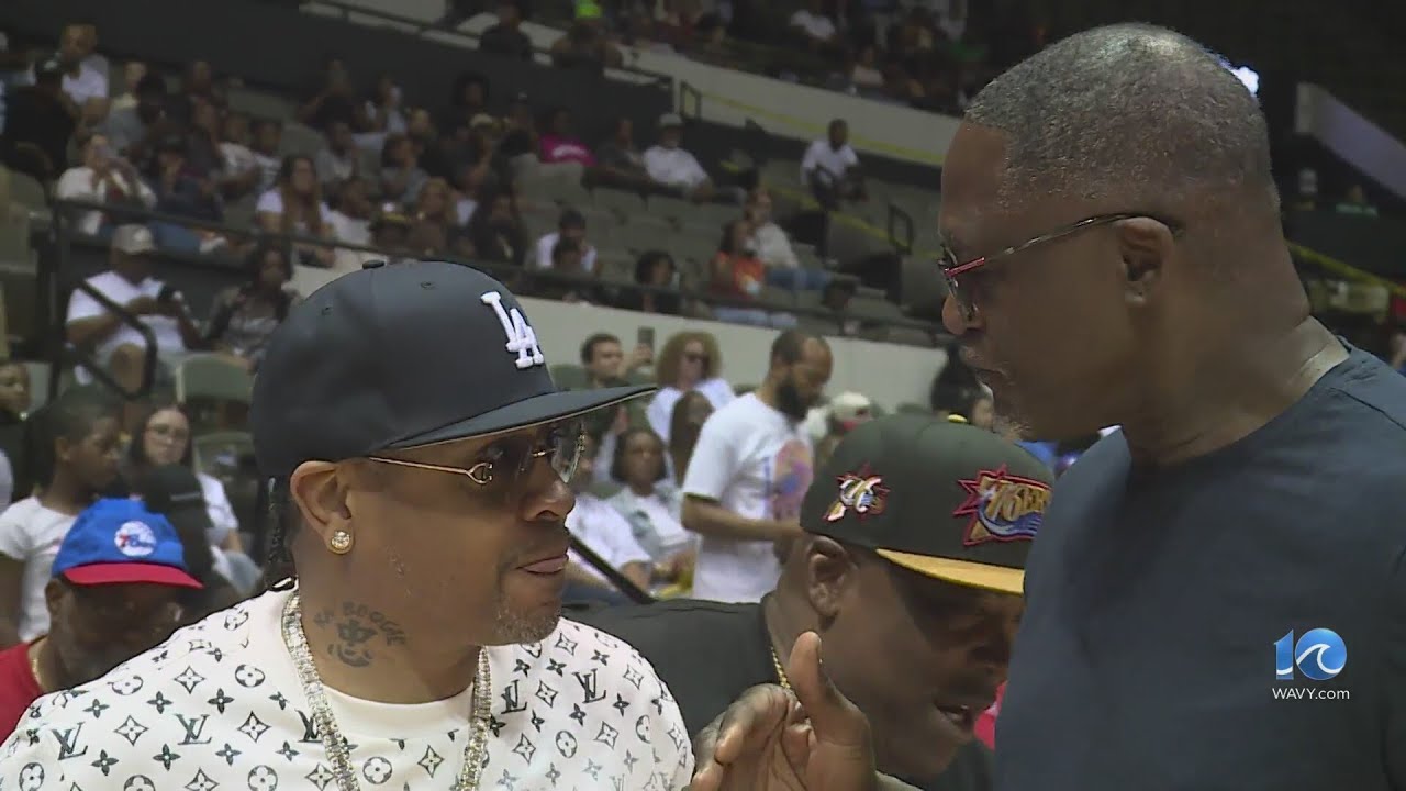 Basketball legends pull up to 2025 Allen Iverson Classic