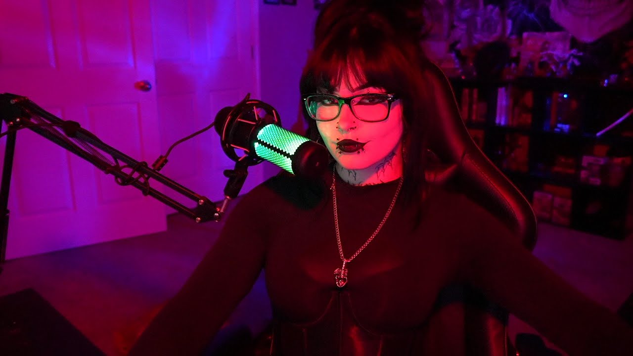 Goth Mommy helps you unwind after a long day at work (ASMR)