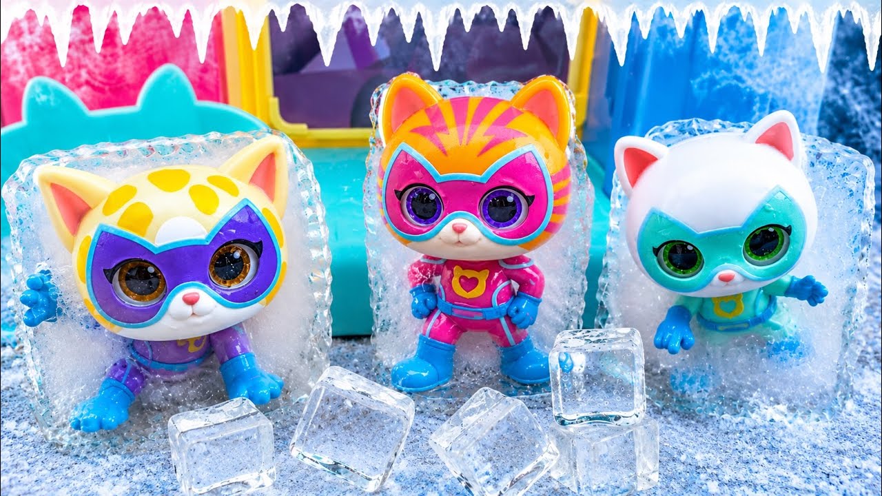 SuperKitties Toys Episode with Mr. Puppypaws! Juguete Spergatito