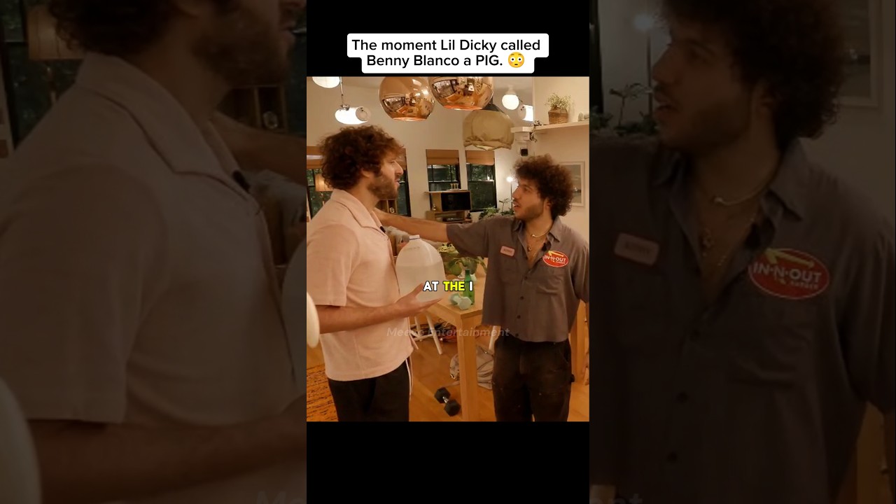 Lil Dicky called Benny Blanco a PIG 🐷😳 #bennyblanco #benny #friendskeepsecrets #fyp