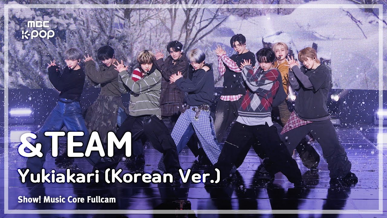[#음중풀캠8K] &TEAM (앤팀) – Yukiakari (Korean ver.) FullCam | 쇼! 음악중심 | MBC250125
