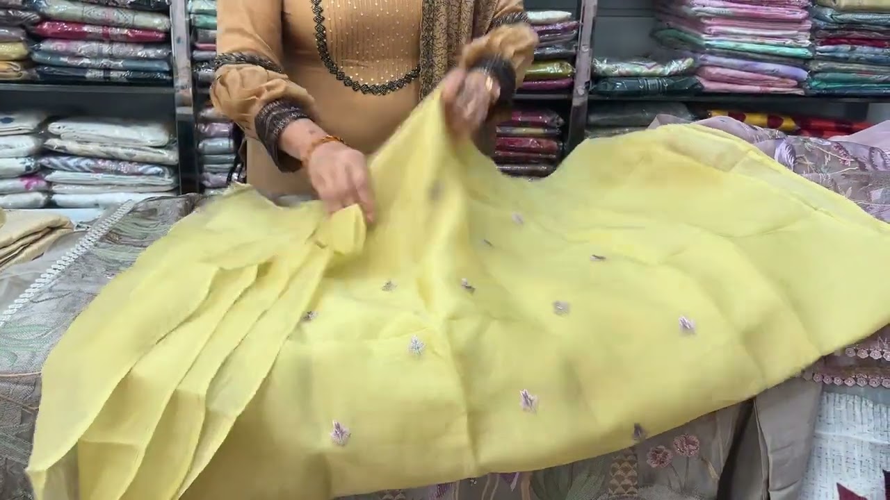Premium organza!! Party wear new collection!! Latest designs!!(9896153056)(21/2/25)wedding season 💥🌺