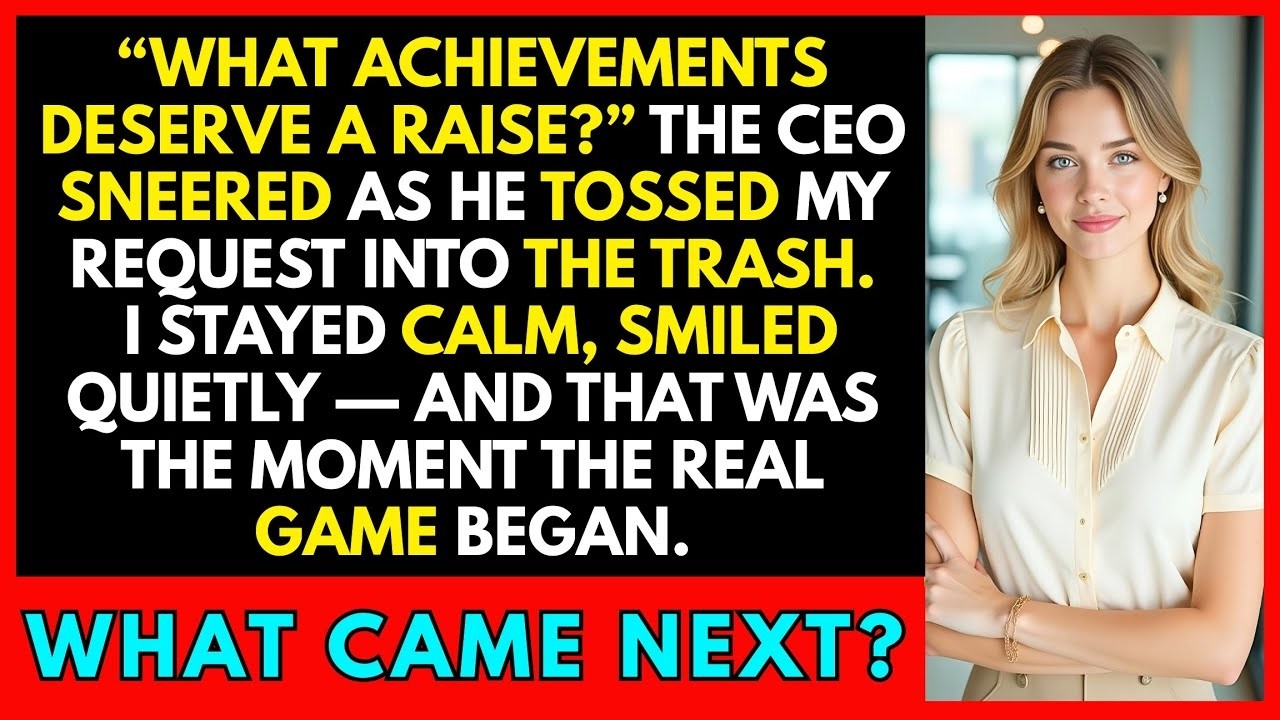 CEO Sneered: “What Achievements Deserve a Raise?” Then Tossed My Request in the Trash.