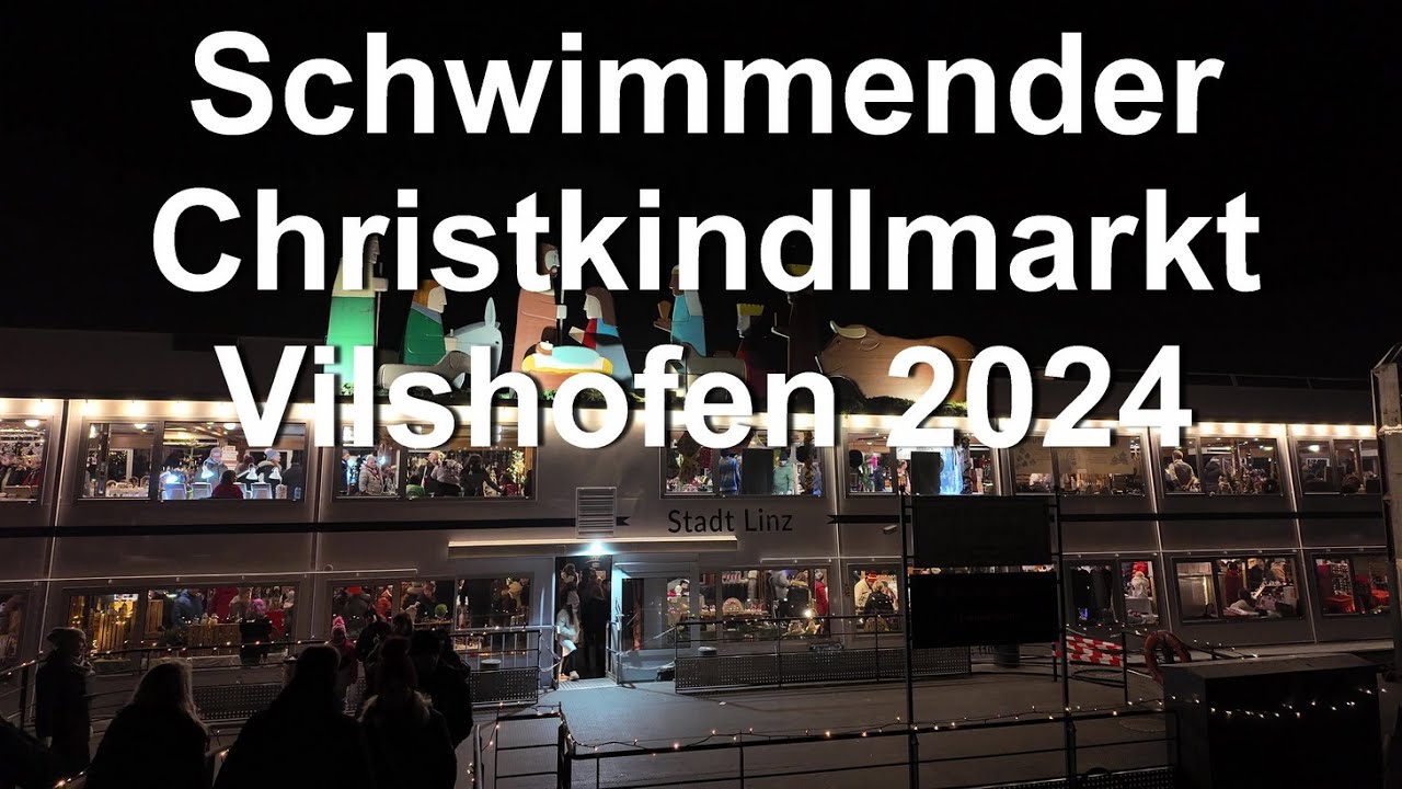 Schwimmender Christkindlmarkt Vilshofen