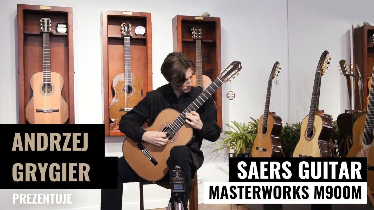 Saers Guitars M900M C - Heitor Villa-Lobos Etude no.7 performed by Andrzej Grygier