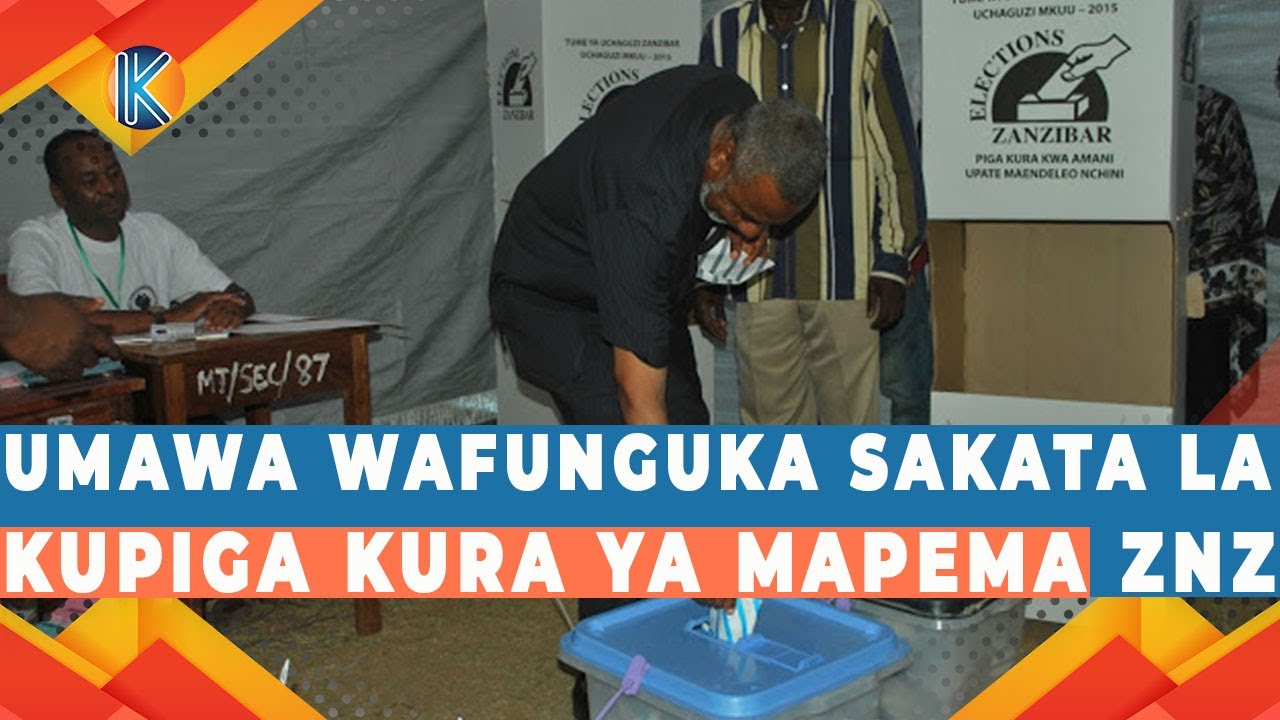 UMAWA WAFUNGUKA SAKATA LA KUPIGA KURA YA MAPEMA ZANZIBAR