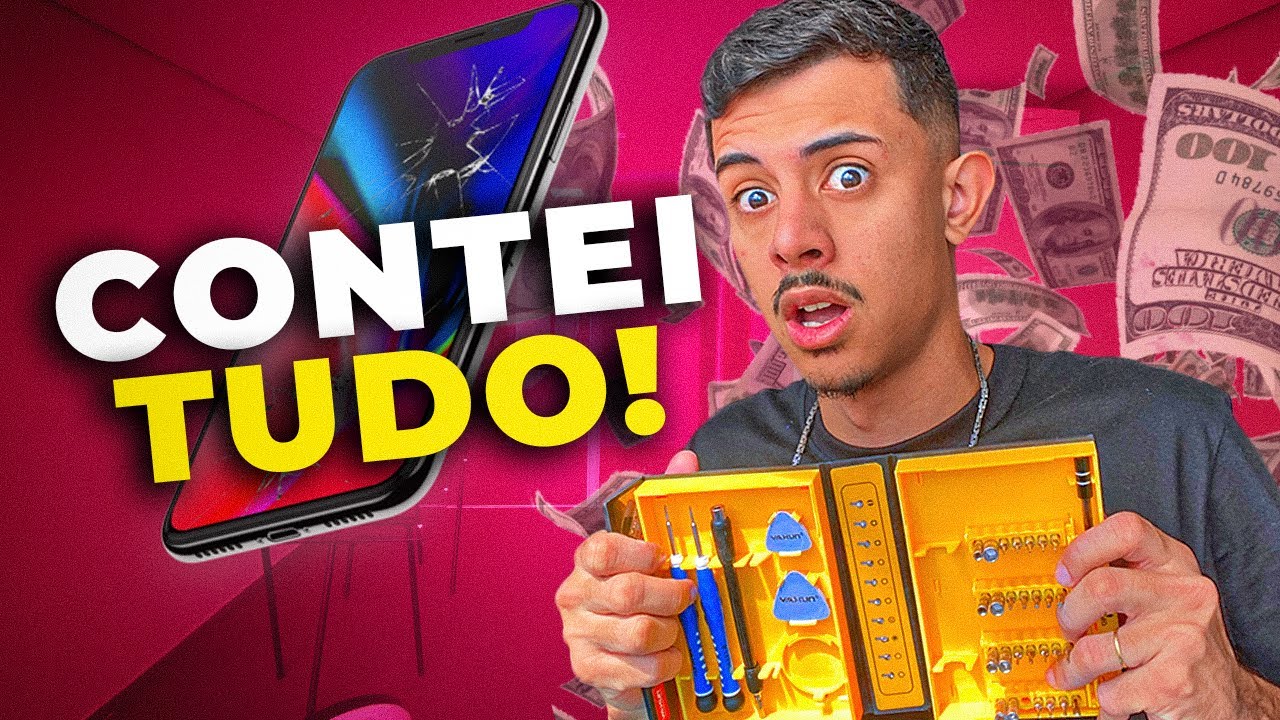 QUANTO GANHA no mês trabalhando com CONSERTO DE CELULAR? | OZIEL VIDAL