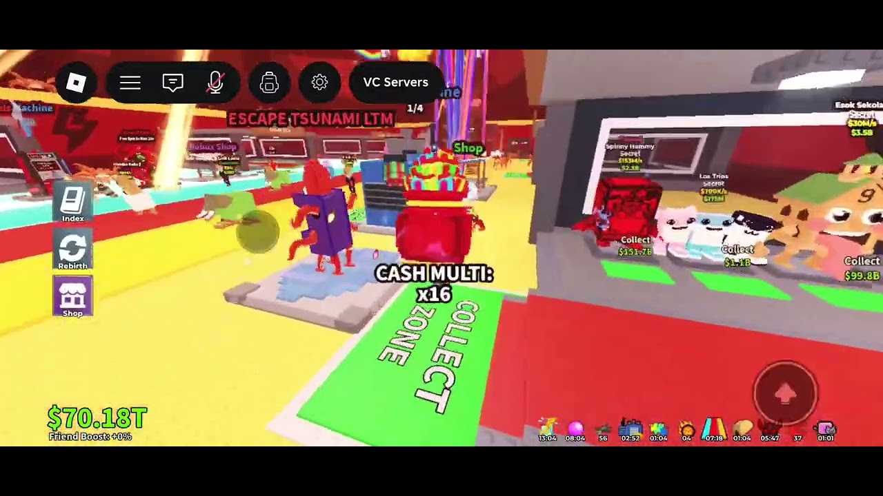 First day of playing steal a brainrot 