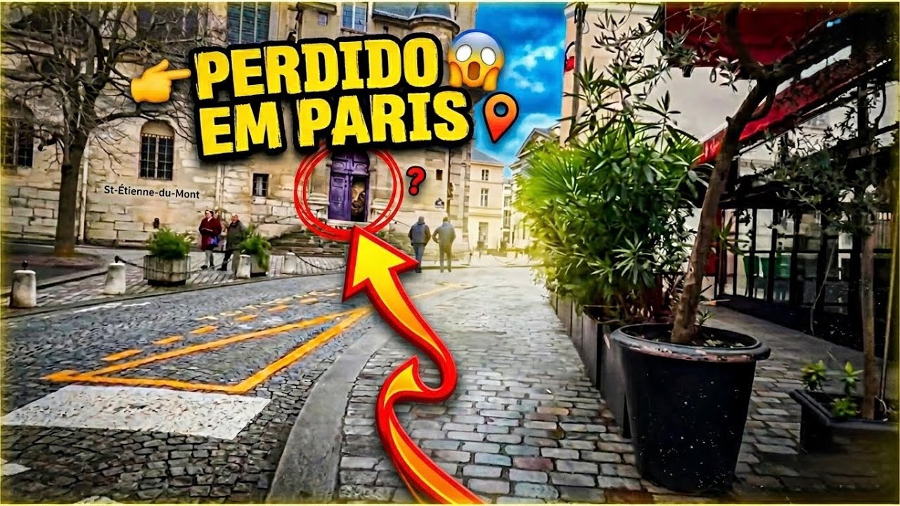 Caminhadas aleatórias por Paris - POV.         Walking in Paris Street