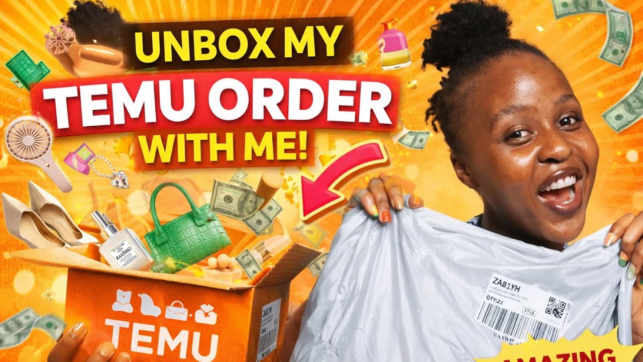 Unbox my Temu order with me ❤️