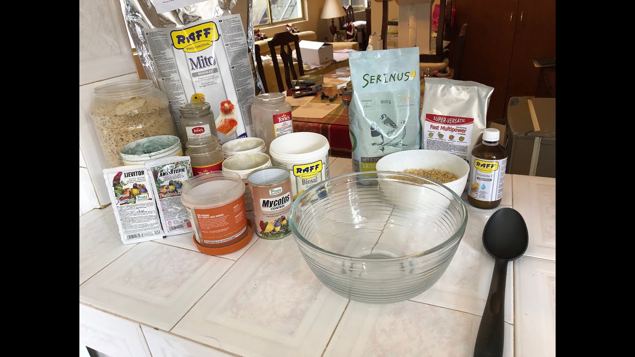 Preparación de Pasta Seca para Canarios y Periquitos