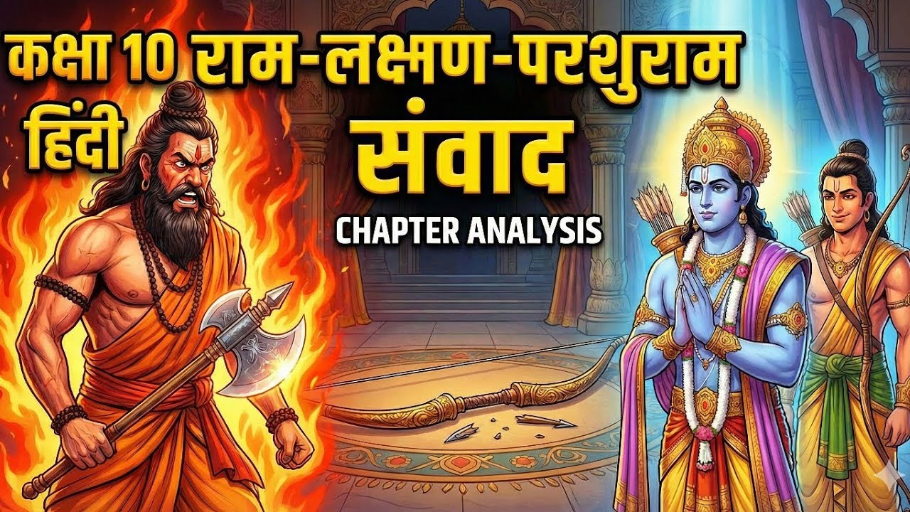 “जब लक्ष्मण ने परशुराम का घमंड तोड़ा 😱 | Ram Lakshman Parshuram samvad | Class 10” | Hindi 