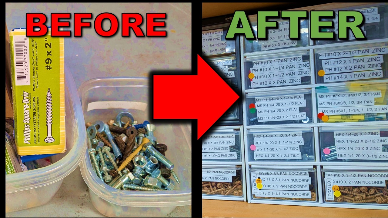 Создайте свой собственный шкаф для запчастей и находите все необходимое.