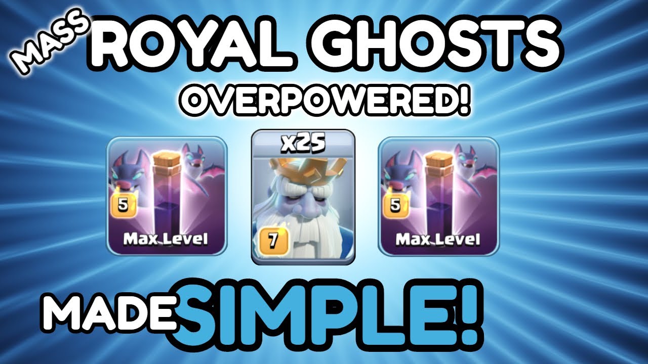 *OVERPOWERED* NEW MASS ROYAL GHOST ATTACK - NEW TH12 Attack Strategy 2019 - Clash of Clans