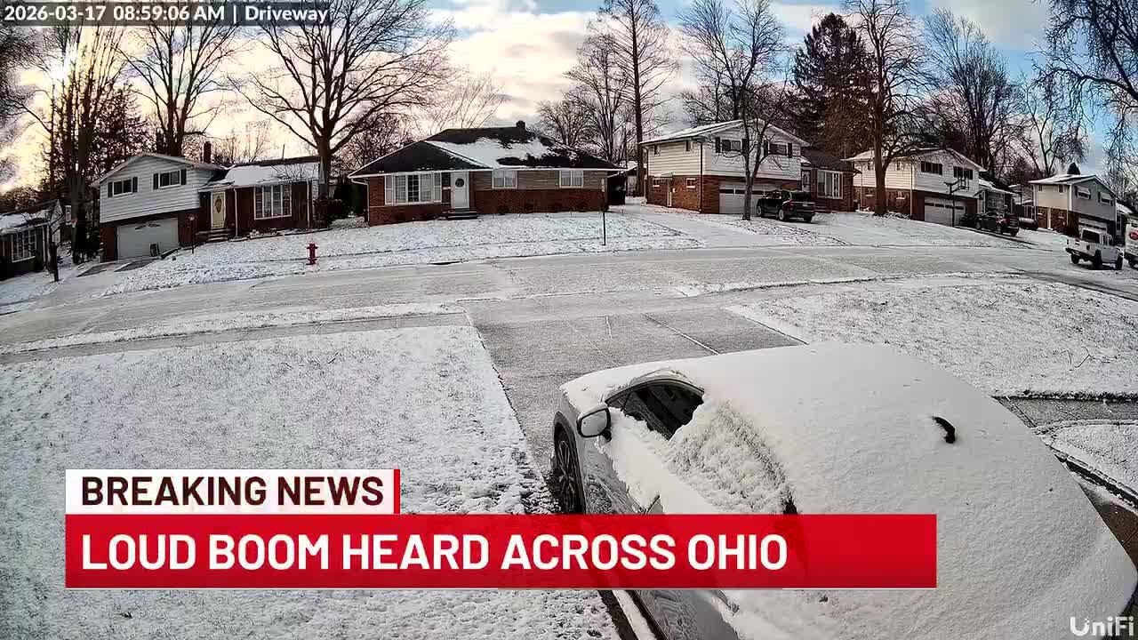 Loud boom heard and felt across Northeast Ohio
