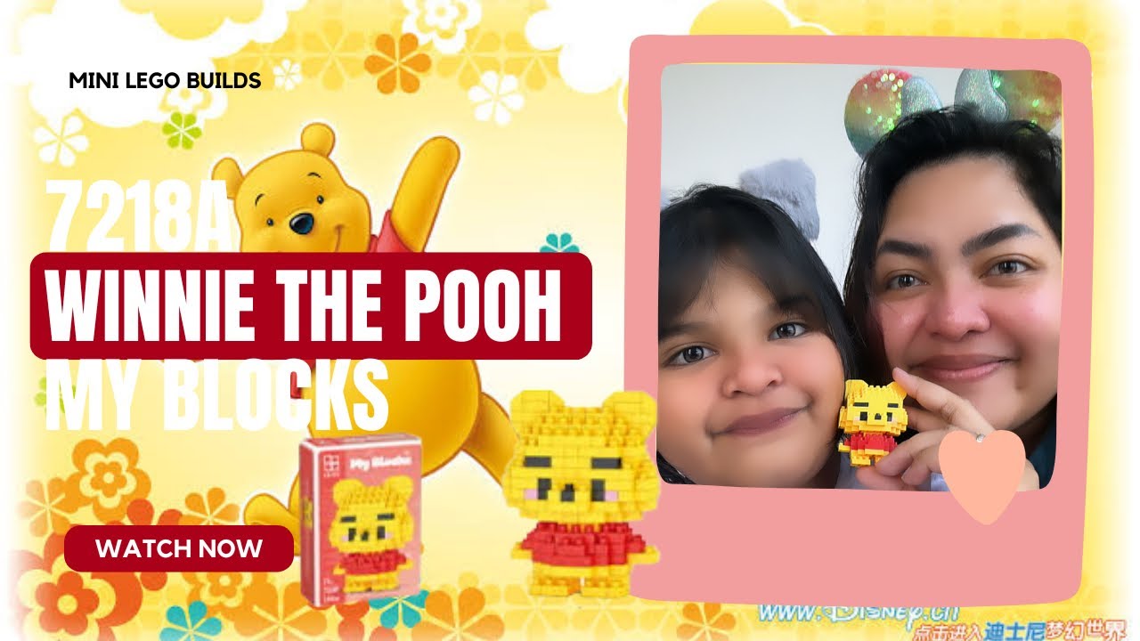 BUILDING WINNIE THE POOH 7218A LBOYU MY BLOCKS TUTORIAL