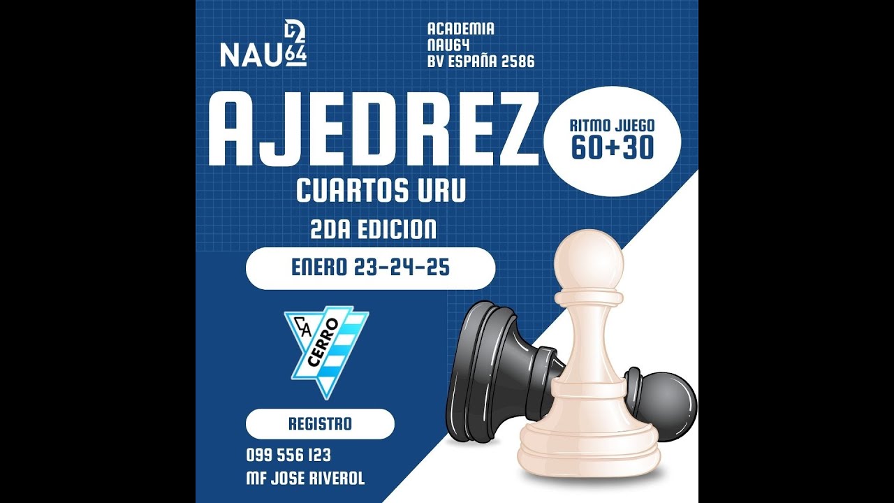 Final del Clasificatorio Cerro-nau64 - Semis Campeonato Uruguayo Ajedrez