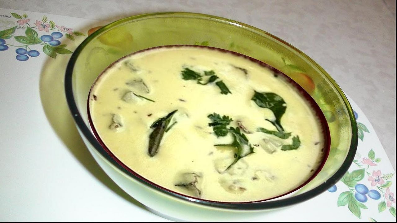 Healthy Gujarati Kadhi Recipe Video- Hot Yogurt Soup by Bhavna