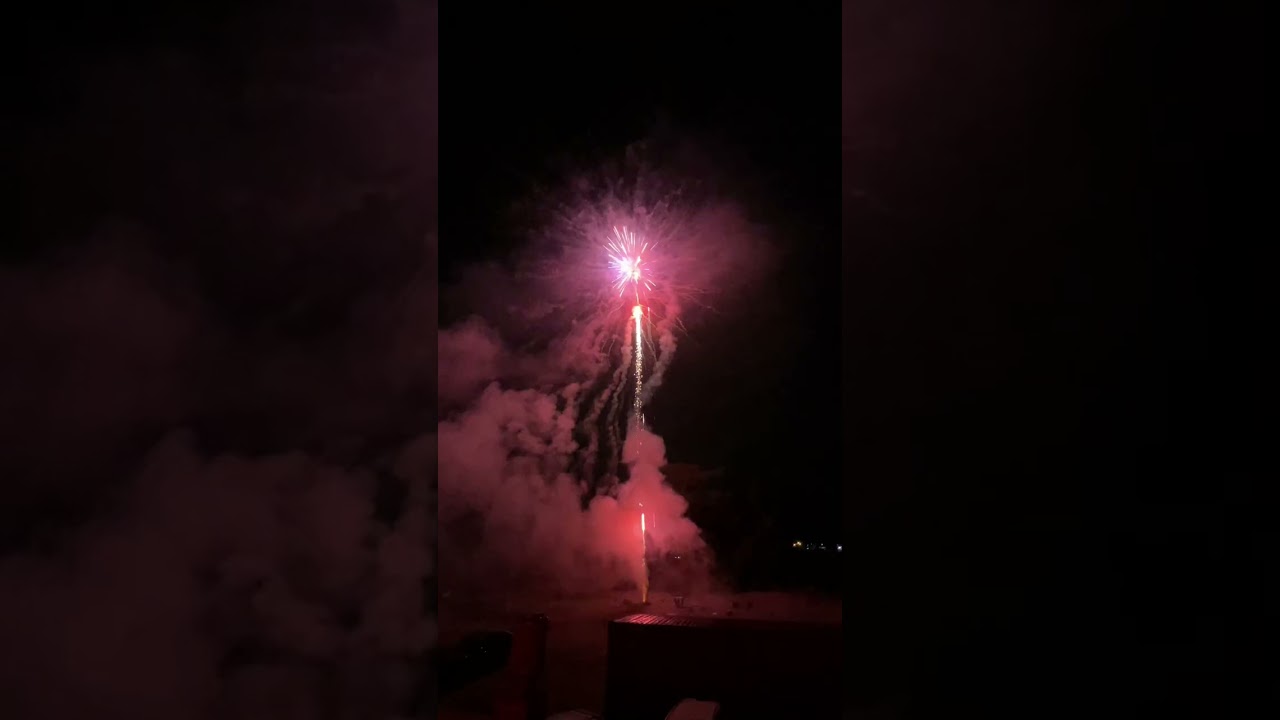 七月十五中元节烟花秀🎇 #kuching #古晋烟花秀 #ST #专业燃放