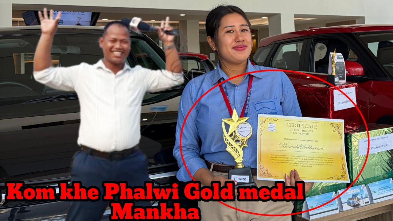 Gari Kwlai Dam kom khe phalwi  Gold medal mankha, Manshi D/B.+91 89741 27143