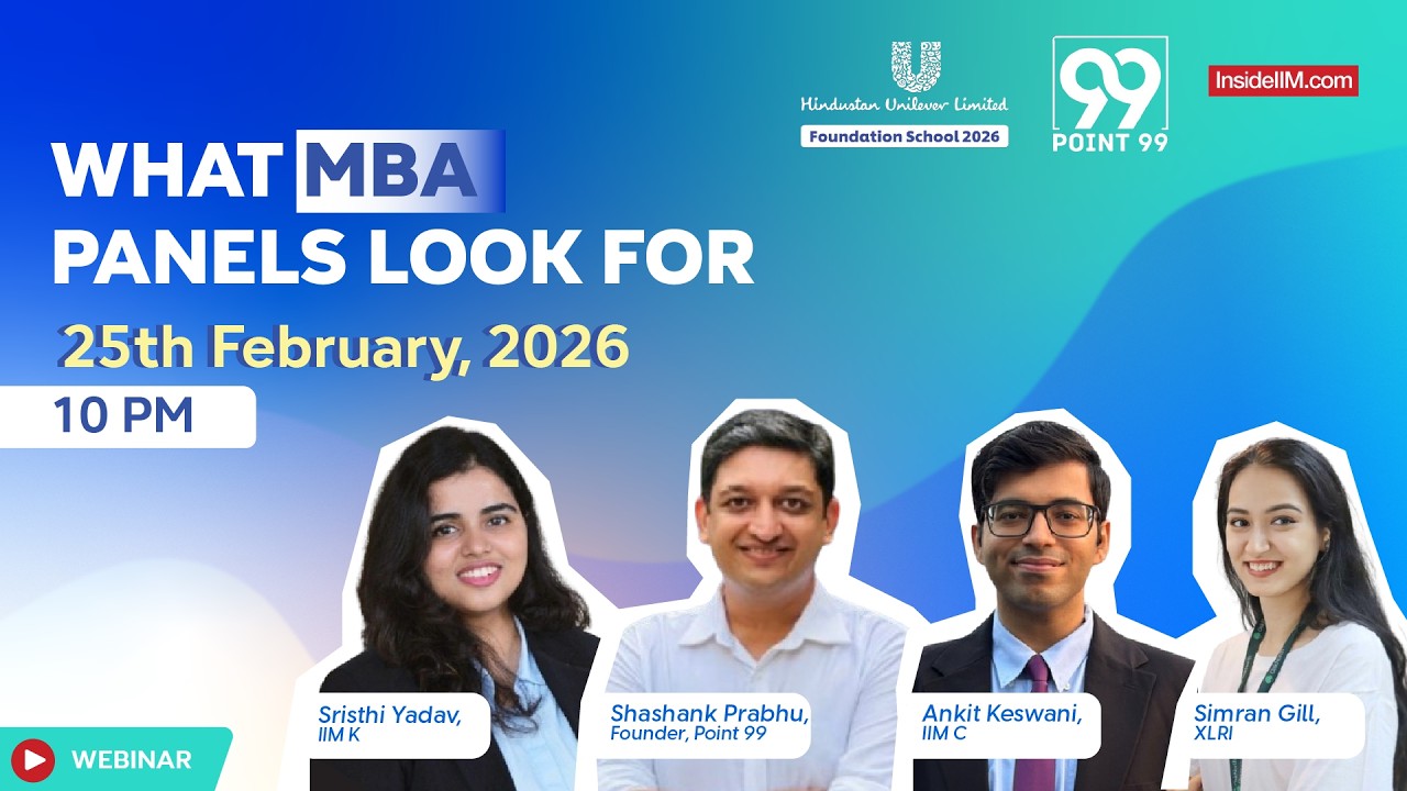What The Panel Actually Looks For In An MBA Interview  | HUL | InsideIIM | Shashank Prabhu