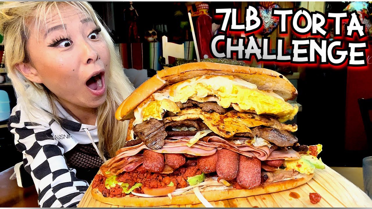7LB TORTA CHALLENGE at La Vecinidad in Las Vegas, NV!! #RainaisCrazy