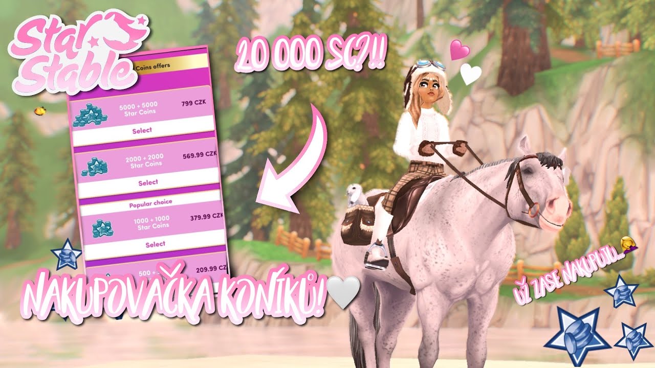 Nakupovačka kon&iacute;ků za 20 000 sc?!| { Star Stable On-line}| SSO CZ/SK