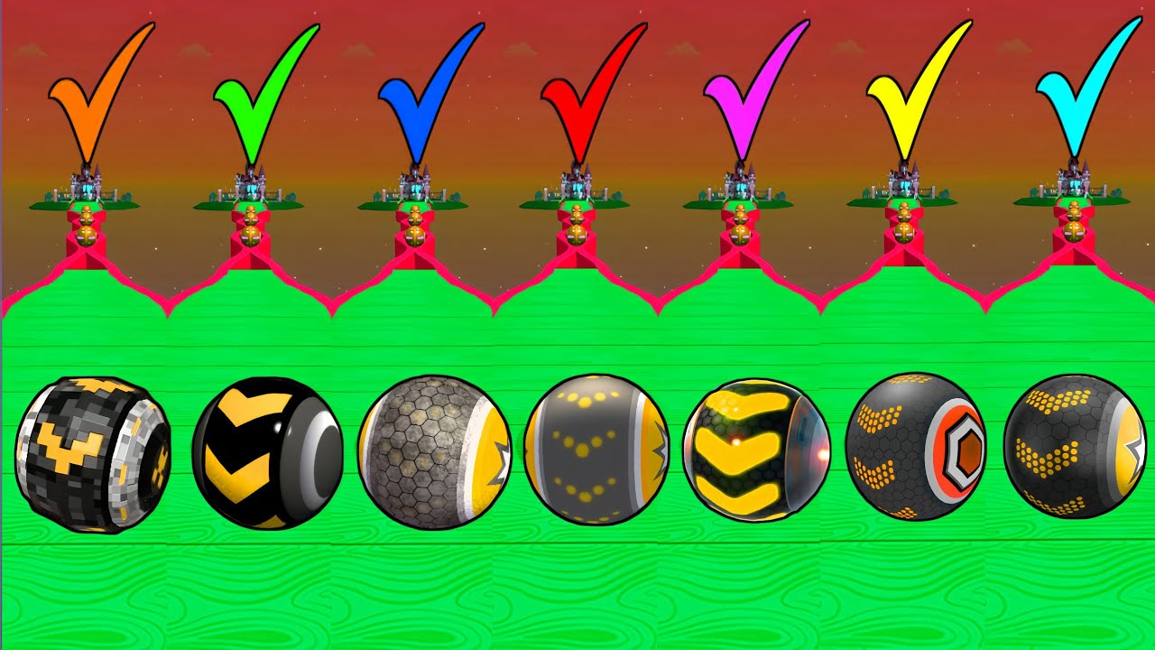 Going Balls 🔥: Super Android Games| Impossible Walkthrough Level 👑| Android Games/ iOS Games