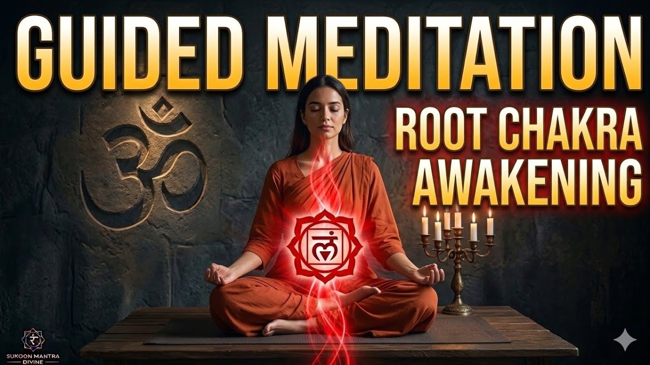 🕉️मूलाधार चक्र तुरंत जागृत करें 🔴बीज मंत्र “लं” की शक्तिशाली Guided Meditation,Fear &Anxiety Healing