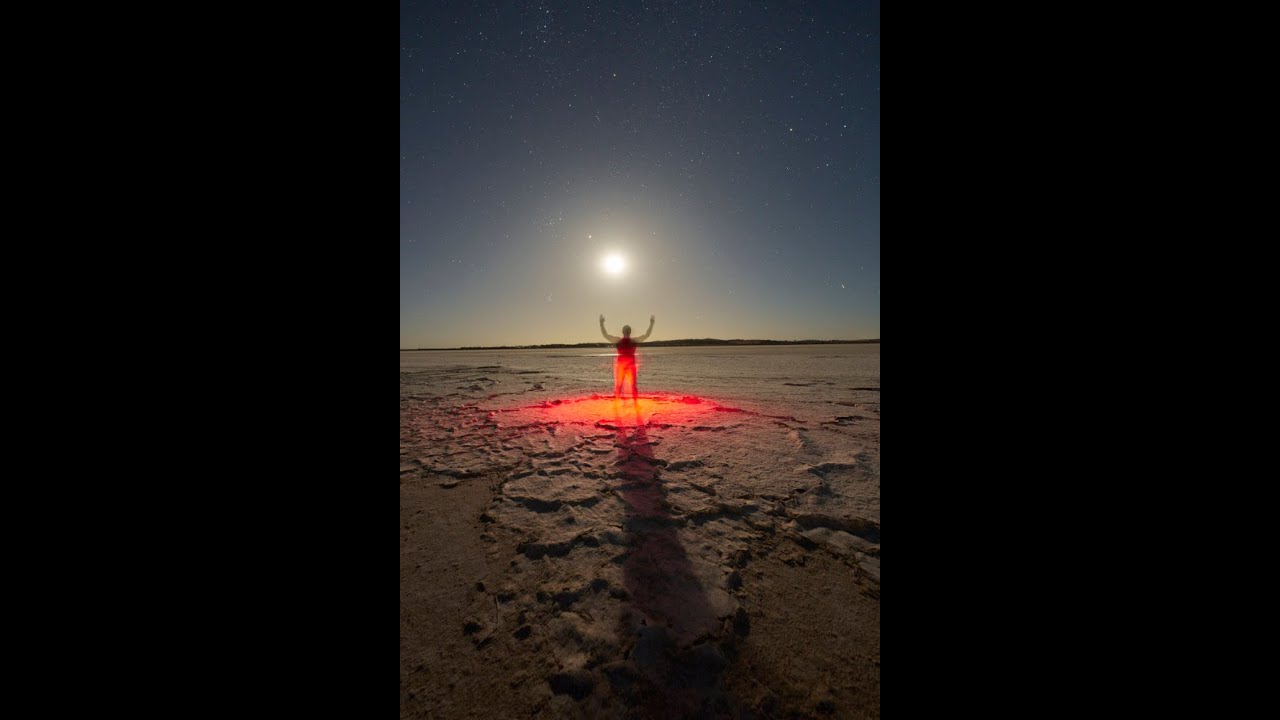 Astro landscape photography with Benro Polaris - Exploring a salt lake.