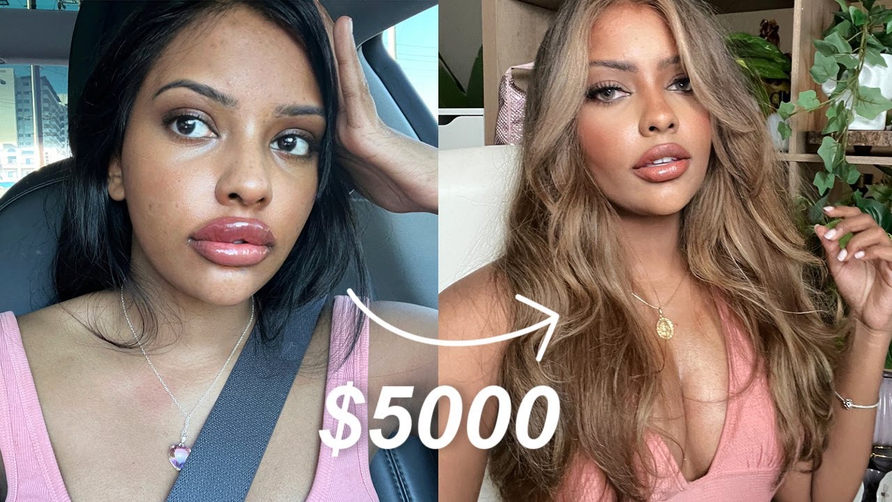 what a $5000 LA glowup looks like...*I'm ash blonde*
