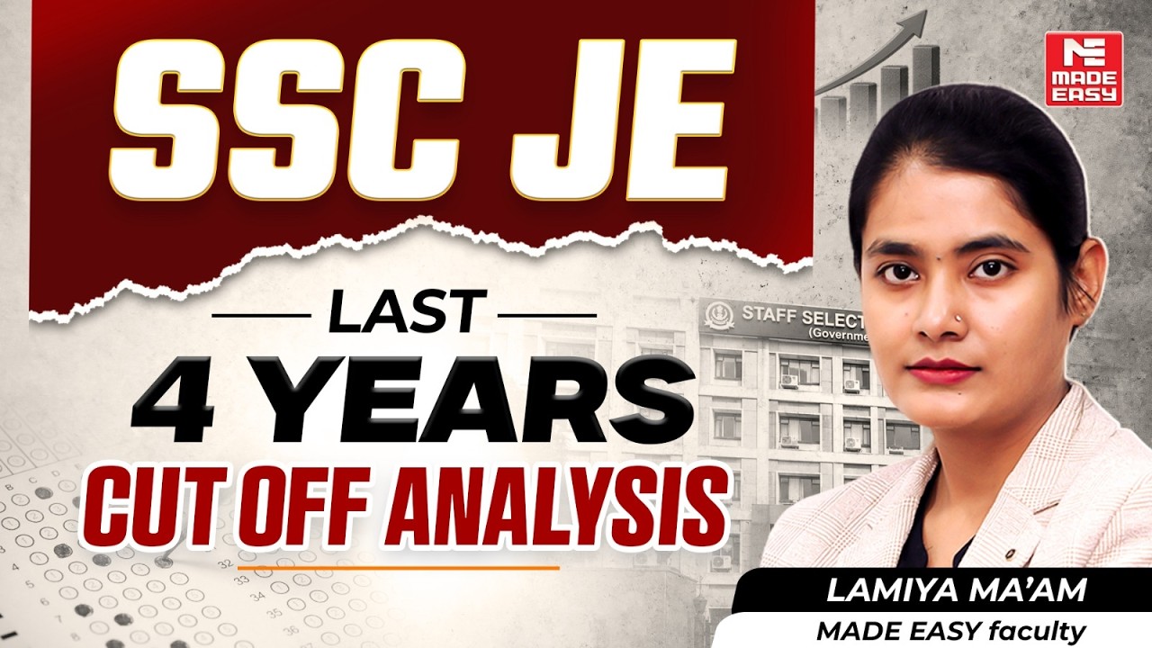 SSC JE 2026 | How Many Marks Are Enough? | Cut Off Analysis 2022&ndash;2025!