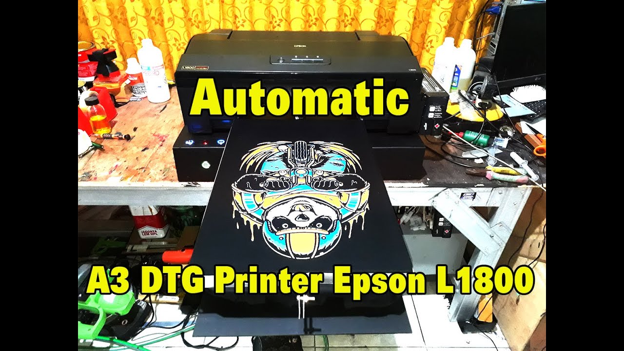 Automatic A3 DTG Printer Epson L1800