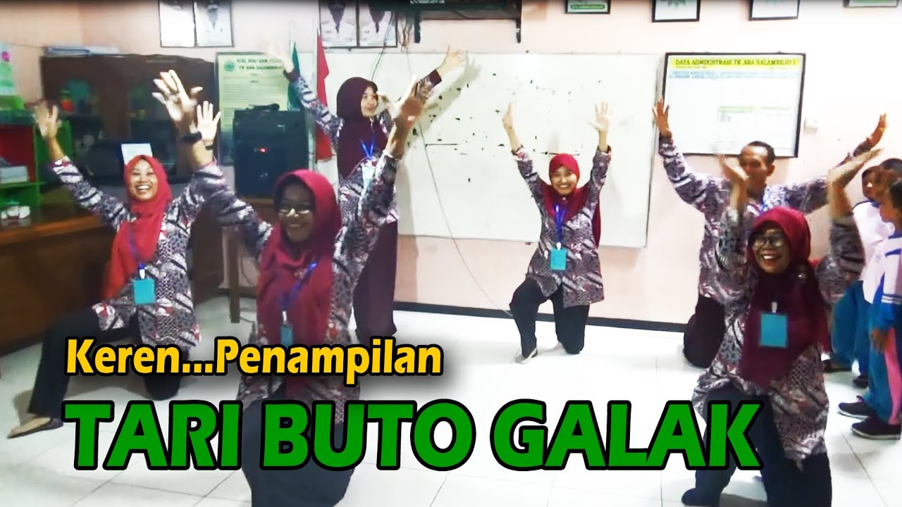 TARI BUTO GALAK   Perwakilan Guru TK Kapanewon Sentolo Kulon Progo