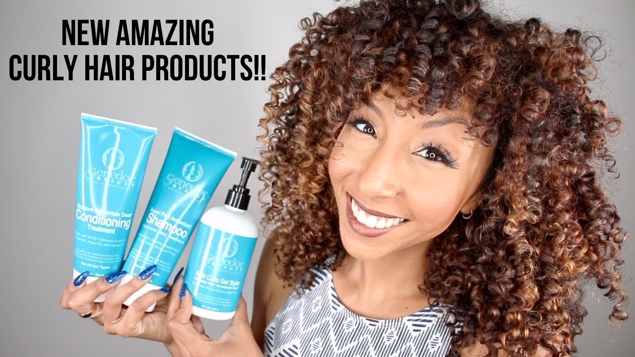 NEW Amazing Curly Hair Products! GENEDOR BEAUTY! | BiancaReneeToday