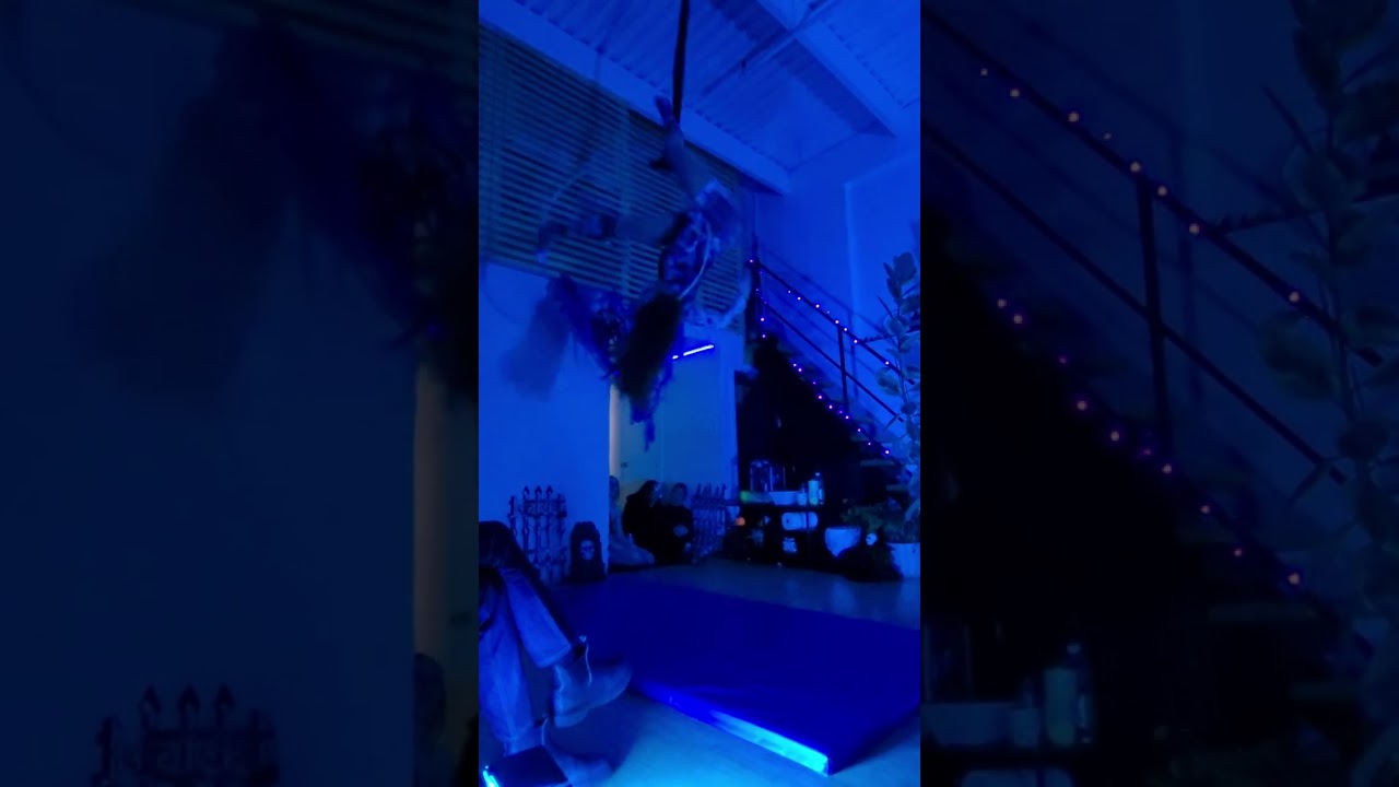 Aerial Hoop Samara Morgan (The Ring) Themed Performance