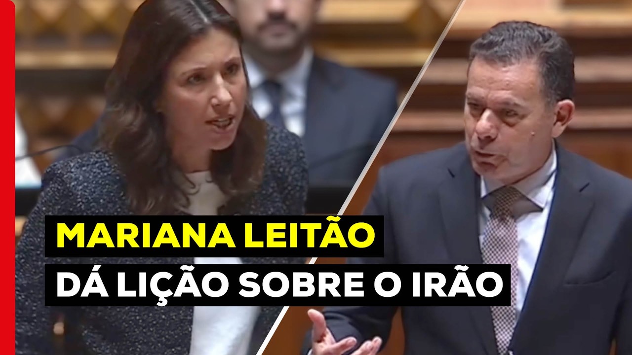 Mariana Leitão dá lição ao PS sobre o Irão